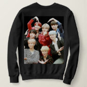Bangtan Aura Kapuzenpullover Sweatshirt (Design Rückseite)