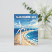 Bangui Windmills Philippines Postkarte (Stehend Vorderseite)