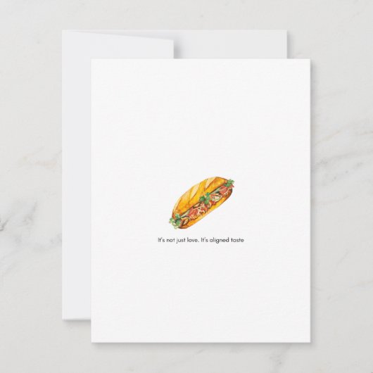 Bánh Mì Card Feiertagskarte (Vorderseite)