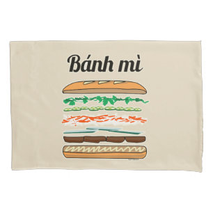 Banh MI vietnamesisches Stangenbrot des Kissenbezug