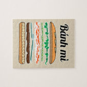 Banh MI vietnamesisches Stangenbrot des Puzzle (Horizontal)