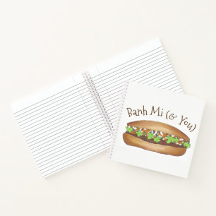 Banh Mi & You Pork Sandwich Vietnamese Food Feinsc Notizblock