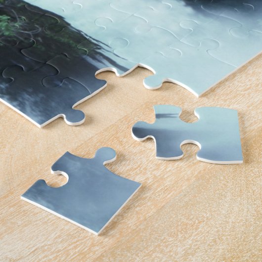 Banias Wasserfall- und Psalm-104:13 Puzzle (Seite)