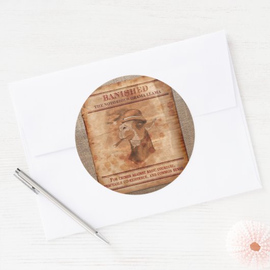 Banish Drama Llamas - 3" Stickers (Umschlag)