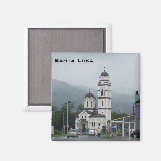 Banja Luka Magnet (Vorderseite/Rückseite)