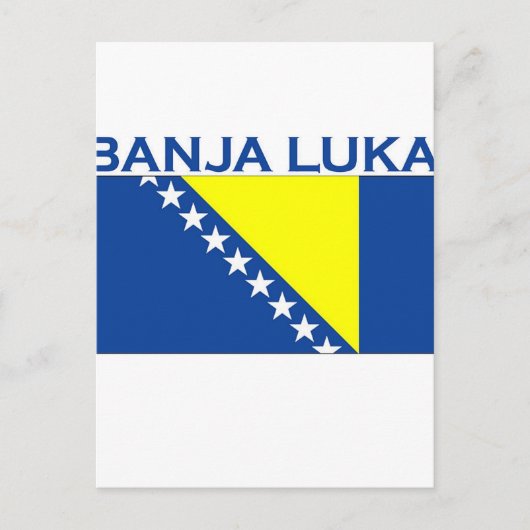 Banja Luka Postkarte (Vorderseite)