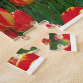 Banja Luka Tulips in einem Feld mit Heißluftballon Puzzle (Seite)