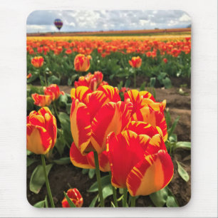 Banja Luka Tulips mit Heißluftballon Mousepad