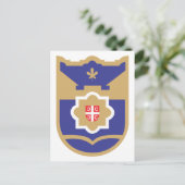 Banja Luka-Wappen Postkarte (Stehend Vorderseite)