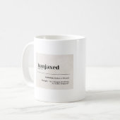 Banjaxed Definition - Funny Irish Slang Kaffeetasse (Vorderseite Links)