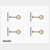 Banjo-Aufkleber Rechteckiger Aufkleber (Blatt)