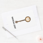 Banjo-Aufkleber Rechteckiger Aufkleber (Umschlag)