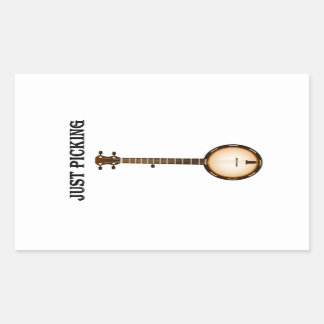 Banjo-Aufkleber Rechteckiger Aufkleber