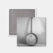 Banjo B&W Magnet (Vorderseite/Rückseite)
