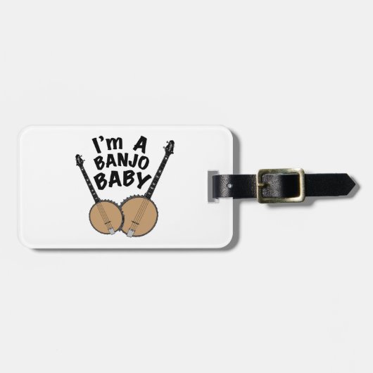 Banjo-Baby Gepäckanhänger (Vorderseite horizontal)