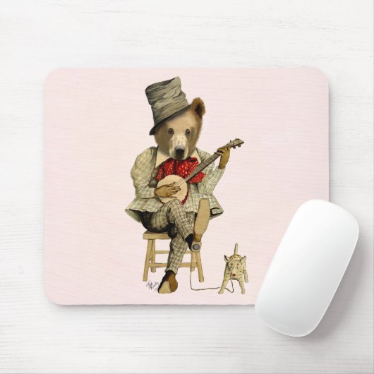 Banjo Bear 3 Mousepad (Mit Mouse)