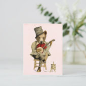 Banjo Bear 3 Postkarte (Stehend Vorderseite)