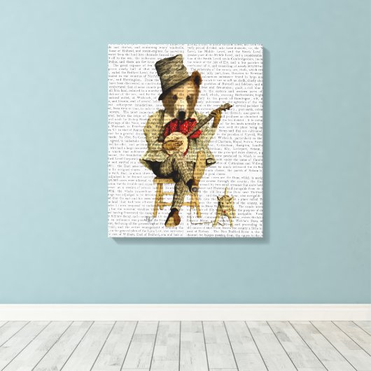 Banjo Bear Leinwanddruck (Insitu (Holzboden))