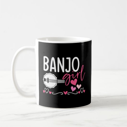 Banjo Bluegrass Banjo Player Kaffeetasse (Links)