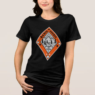 Banjo Bluegrass Musik Tri-Blend Shirt