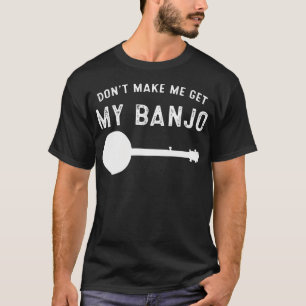 Banjo Bluegrass-Musik Vintage für Banjo-Spieler T-Shirt