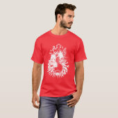 Banjo Cartoon Stil Junge T-Shirt (Vorne ganz)