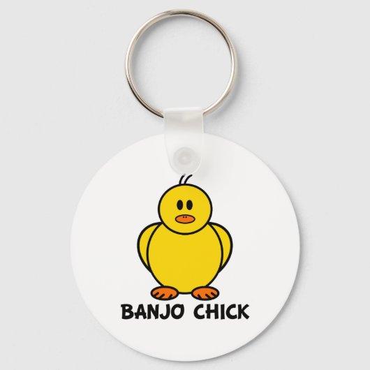 Banjo Chick Schlüsselanhänger (Vorderseite)