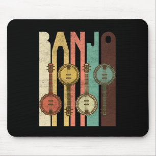Banjo Country Music Instrument Bluegrass Band Gift Mousepad