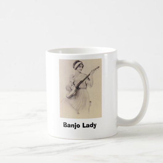 Banjo-Dame, Banjo-Regel Kaffeetasse (Rechts)