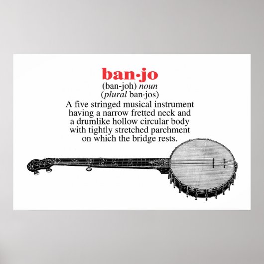 Banjo Definition Poster (Vorne)