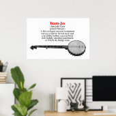 Banjo Definition Poster (Heimbüro)
