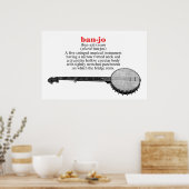 Banjo Definition Poster (Küche)