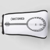 Banjo-Design Golf Headcover (Vorderseite)