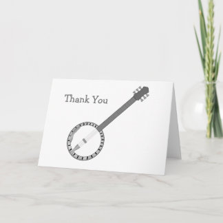 Banjo Design Vielen Dank Dankeskarte