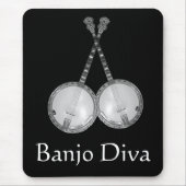 Banjo Diva Mousepad (Vorne)