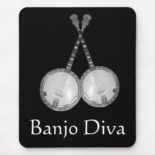 Banjo Diva Mousepad (Vorne)