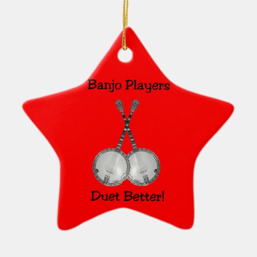 Banjo Duet Ornament (Vorne)