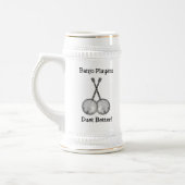 Banjo Duet Stein Bierglas (Links)