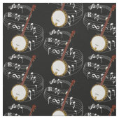 Banjo - dunkles Gewebe Stoff (Muster)