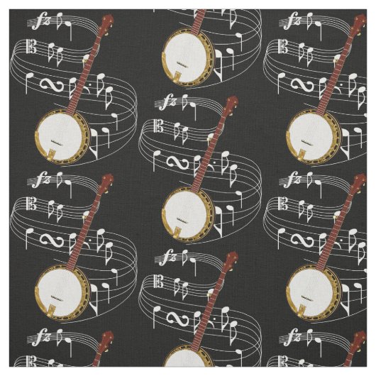 Banjo - dunkles Gewebe Stoff (Muster)