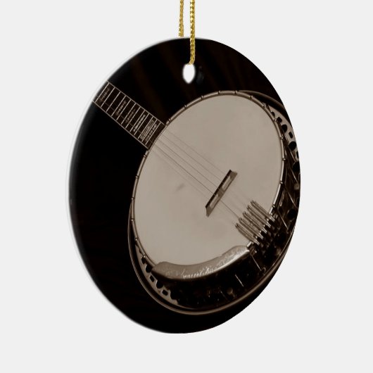 BANJO ENTHUISIAST - CHRISTMAS ORNAMENT (Rechts)