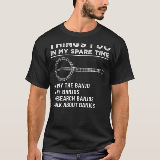 Banjo-Enthusiasmus spielen: Der Melodic Jo verkörp T-Shirt (Vorderseite)