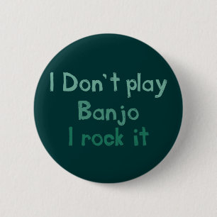 Banjo-Felsen es Knopf Button