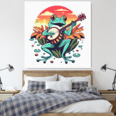 Banjo Frog Leinwanddruck (Insitu (Schlafzimmer))