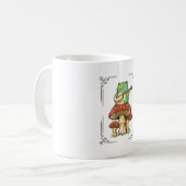 Banjo Frog on Mushrom Kaffeetasse (Vorderseite Links)