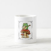 Banjo Frog on Mushrom Kaffeetasse (Mittel)