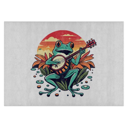 Banjo Frog Schneidebrett (Vorderseite)