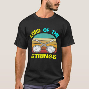 Banjo für Vintage Musik Herren von Streichern T-Shirt