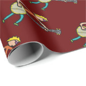 Banjo Geschenkpapier (Rolleneckpunkt)