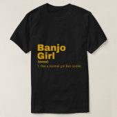 Banjo Girl - Banjo T - Shirt (Design vorne)